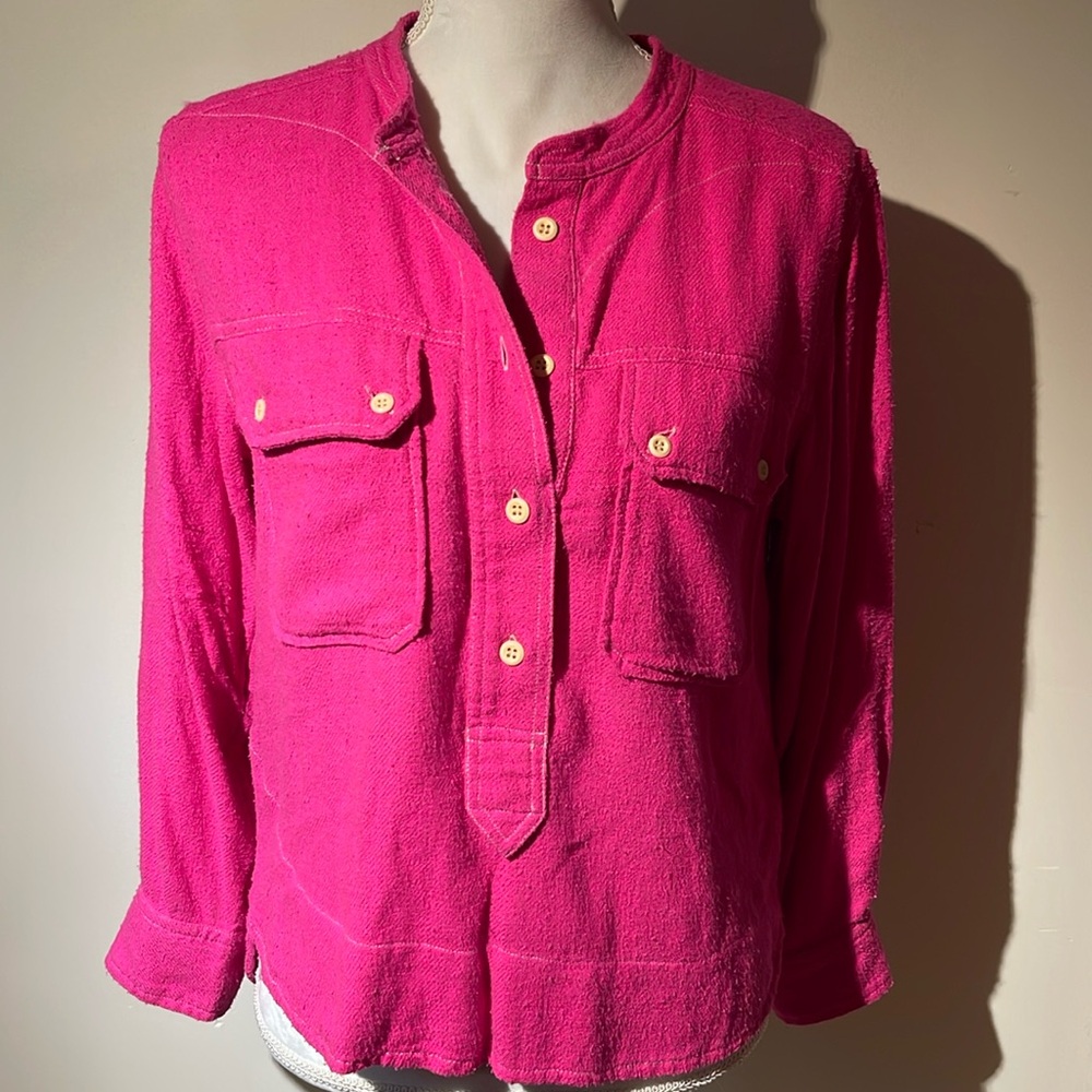 Isabel Marant Pink Raw Silk Too